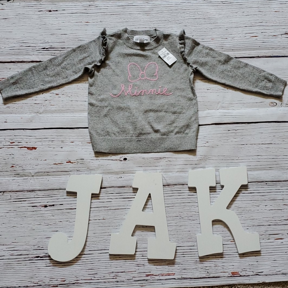🆕️ GAP TODDLER GIRL MINNIE MOUSE SWEATER 💁‍♀️